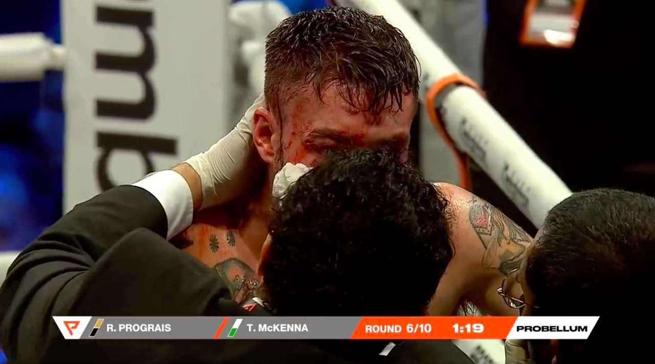 Tyrone McKenna is stopped by Dominant Regis Prograis after an afflicted star from Ireland left for Dubai.