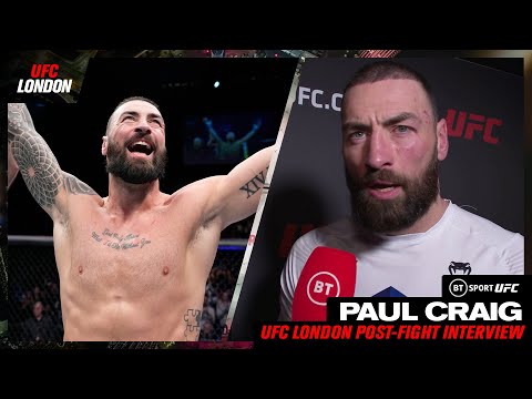 Paul Craig's emphatic UFC London win: It is either tap, snap or nap.