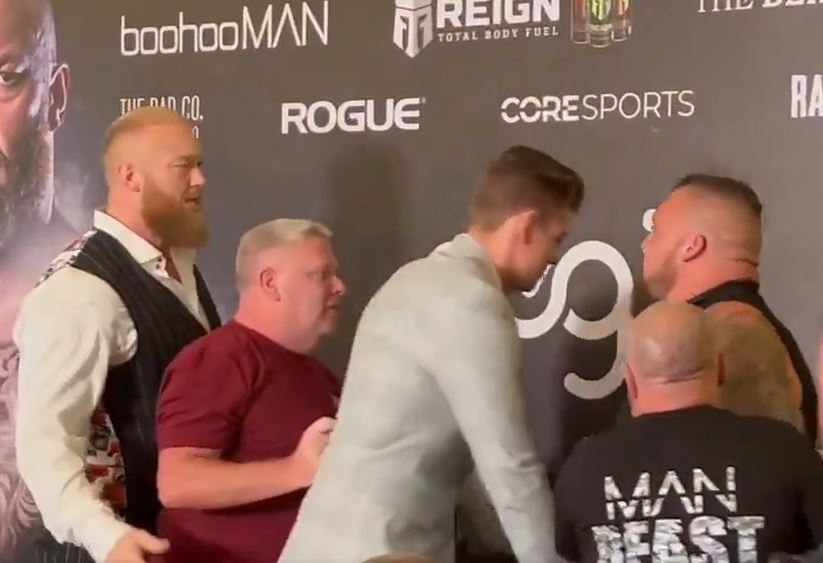 Anthony Joshua explains why he supports Eddie Hall against Thor as Strongmen prepare for their battle in Dubai tonight