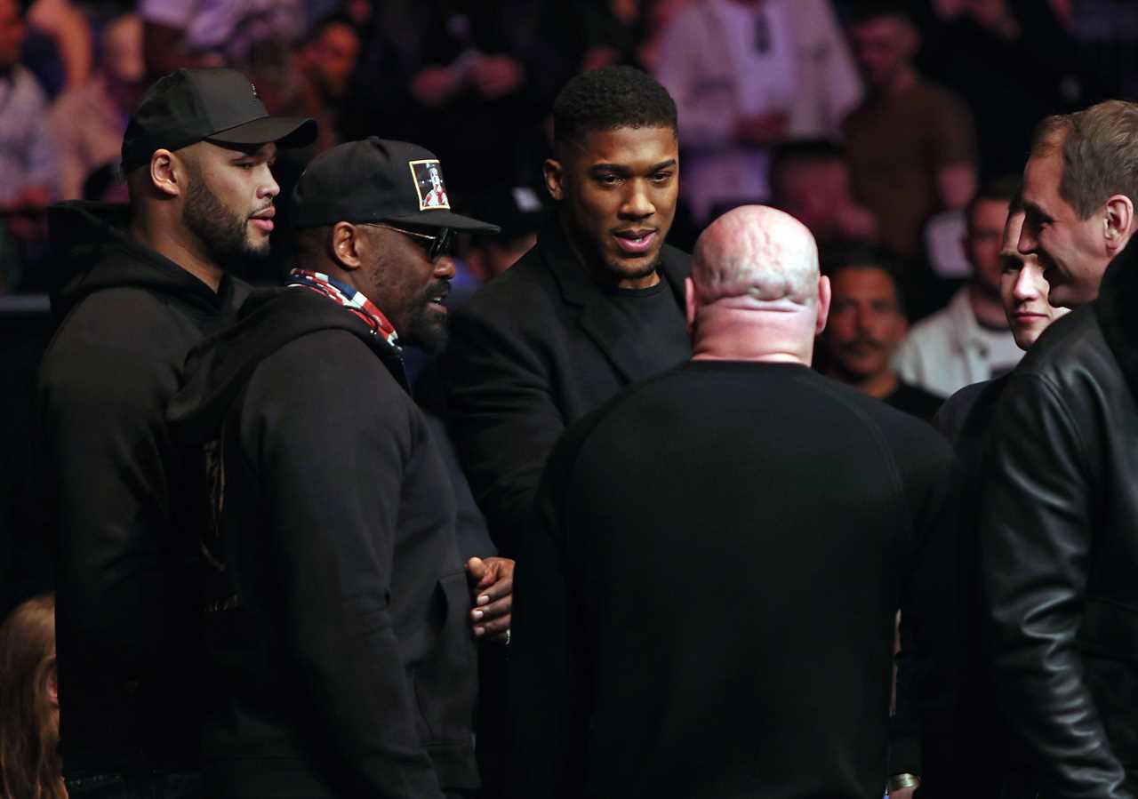 We live and breathe fight games - Anthony Joshua, Dereck Chisora and Co are front row at UFC London.