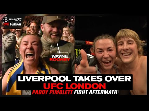 Liverpool wins UFC London! Paddy Pimblett gets wild, and Molly McCann celebrates alongside Rooney!