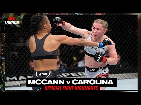 Who is the KO of The Year? Molly McCann vs Luana Carolina UFC London Fight Highlights
