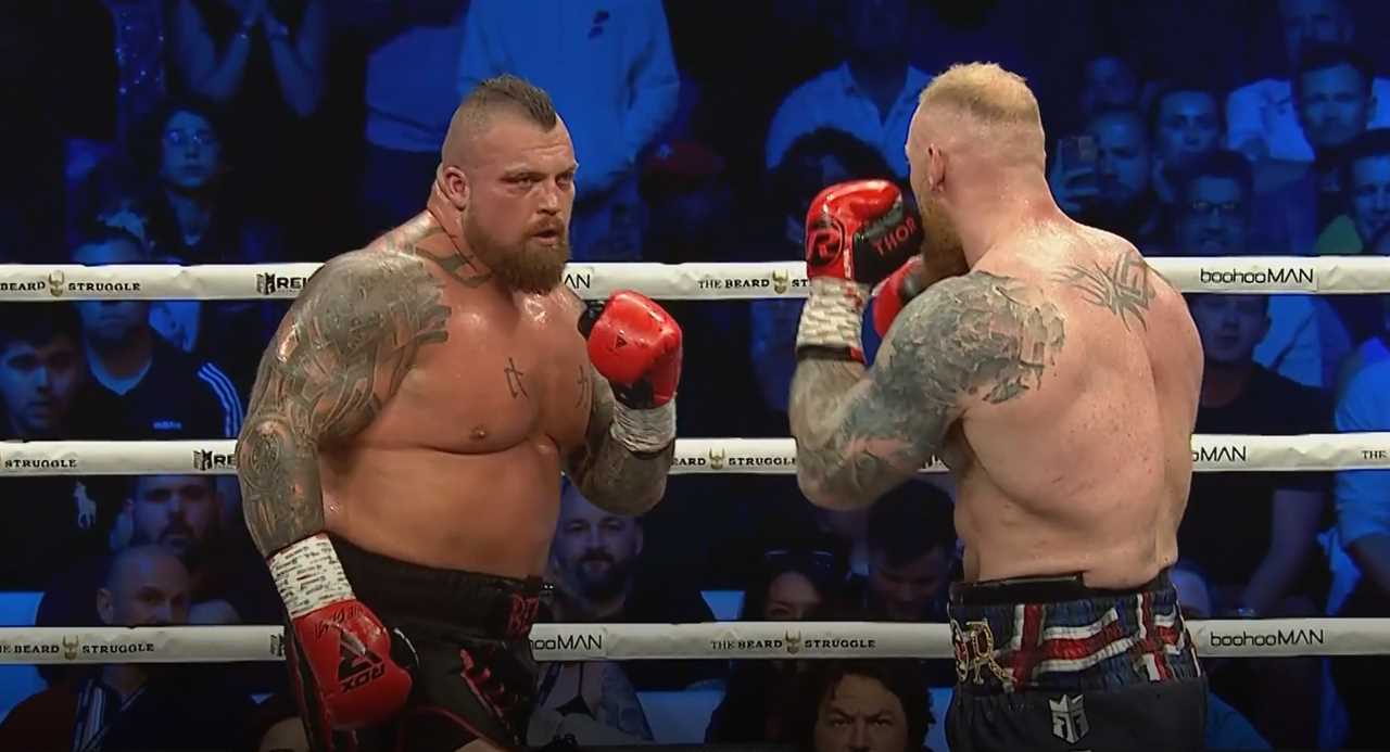 He wasn't lying - HafthorBjornsson acknowledges Eddie Hall can punch, but states that he won't be able to beat him in a grudge match.