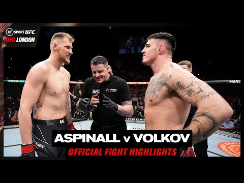 Alexander Volkov vs Tom Aspinall UFC London Fight Highlights: The hype is real