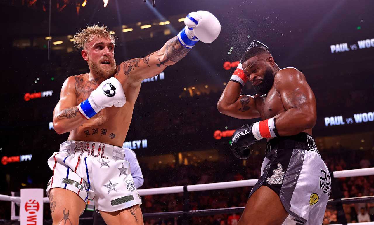 After trolling the manager of the welterweight champ, Jake Paul put on a huge UFC fight with Kamaru Usman at catchweight at 185lb.