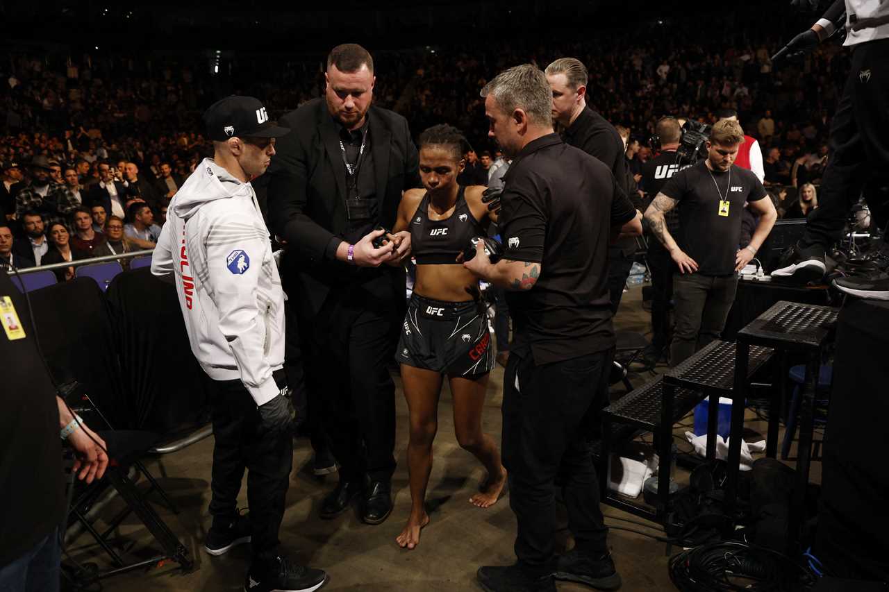 After suffering a vicious spinning elbow KO, UFC London star Luana Caroline is now 'fine'