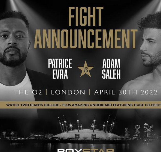 Patrice Evra boxing fight vs Adam Saleh date: UK start time, live stream, TV channel for Ford vs Hulk undercard bout