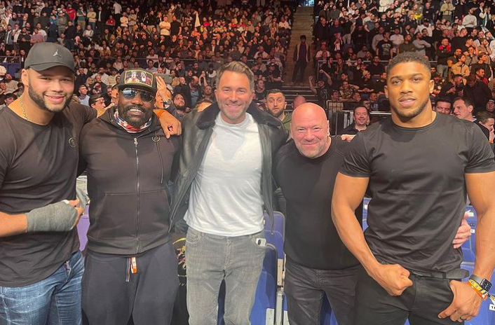 After a few Instagram followers spot something on Anthony Joshua's wedding ring finger, they start to rumor about a marriage.