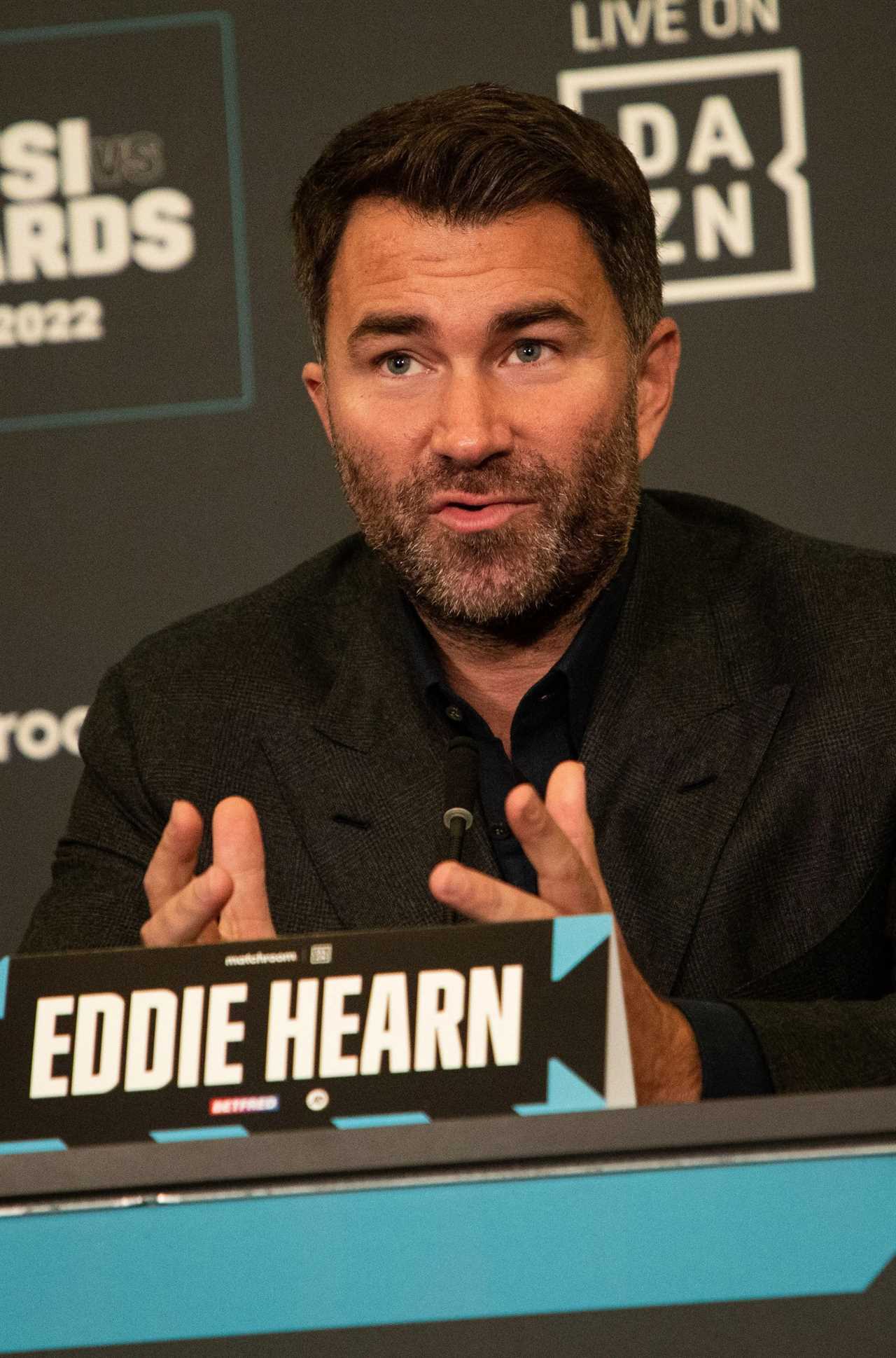 Eddie Hearn claims that Dillian Whyte and Tyson Fury have 'different problems' to solve, but they won't 'affect' the fight.