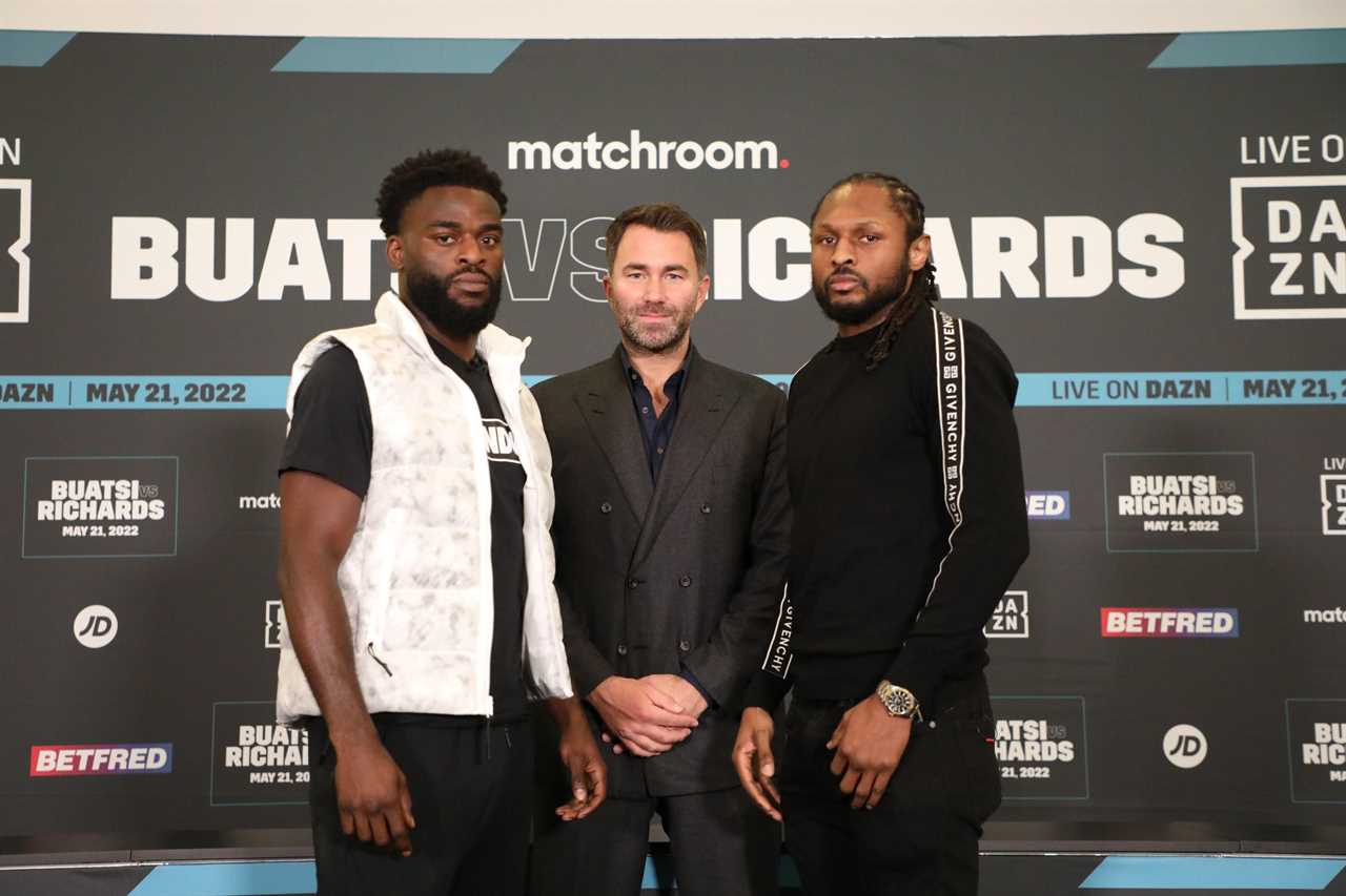 Eddie Hearn reveals that Canelo Alvarez could make his UK debut against Joshua Buatsi vs Craig Richards.