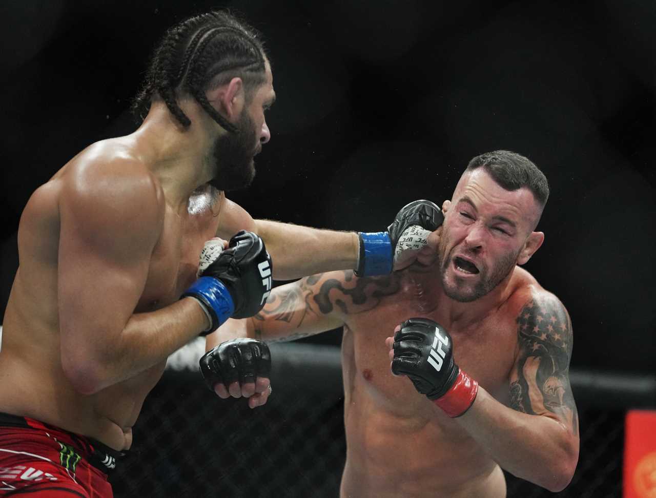Moment Jorge Masvidal runs into jail after attacking Colby Covington, and knocking out UFC star UFC's TOOTH.