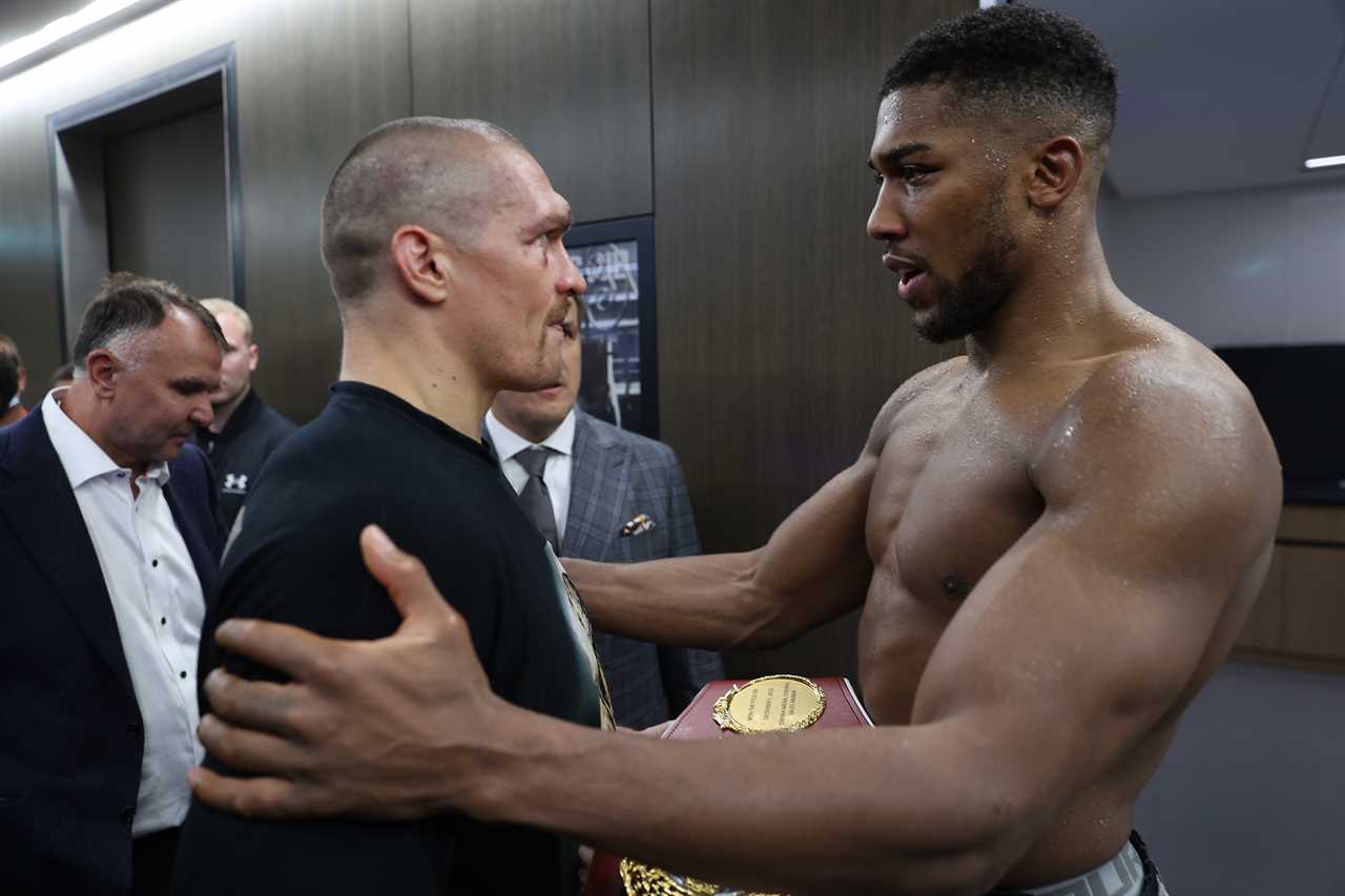 Oleksandr Usyk and Anthony Joshua have offered to rematch in the Middle East and America, but Eddie Hearn would prefer a fight in the UK