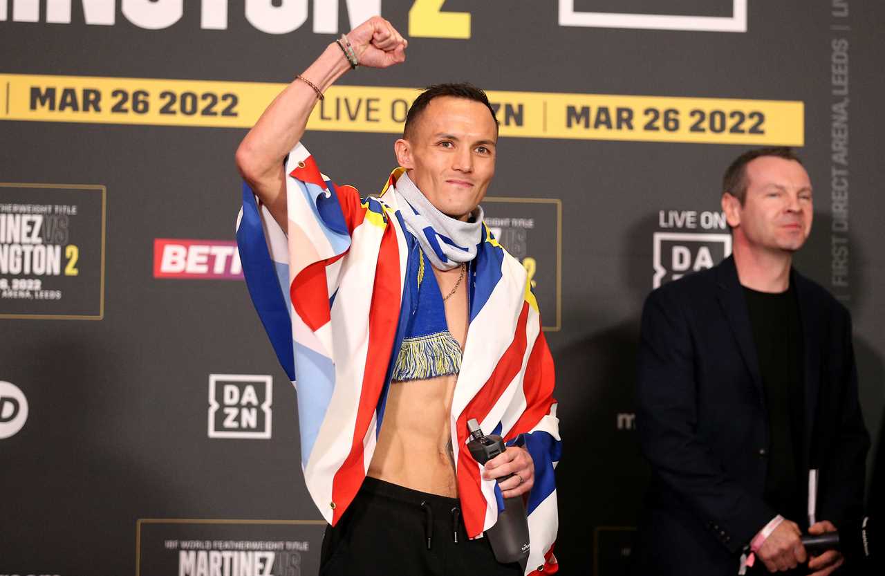 That's a scary idea - Josh Warrington will RETIRE in the event he loses Kiko Martinez's rematch, claims Eddie Hearn
