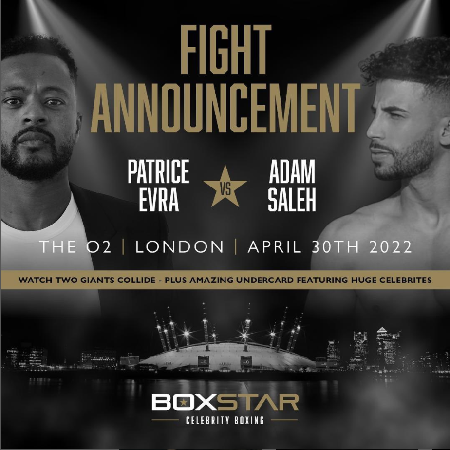 Patrice Evra vs Adam Saleh tale on the tape - How former Man Utd star fare against YouTuber in advance of boxing fight