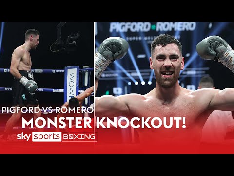 MONSTER KO! Joe Pigford scores a thunderous right-hand to defeat his opponent!