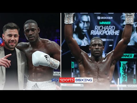 Nothing can stop Midnight Train! Richard Riakporhe would like a world title following a viciousKO!