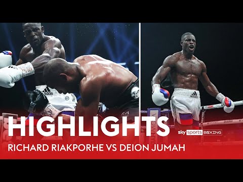 HIGHLIGHTS! Richard Riakporhe against Deion Jumah