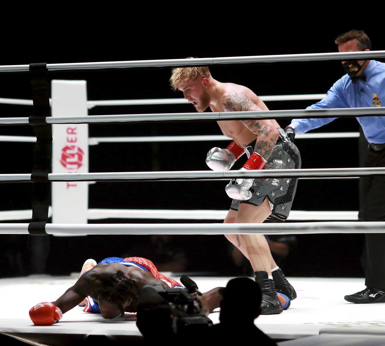 Patrice Evra's opponent is determined to duplicate Jake Paul's KO against Nate Robinson. He vows to show Man Utd's legend 'no mercy'