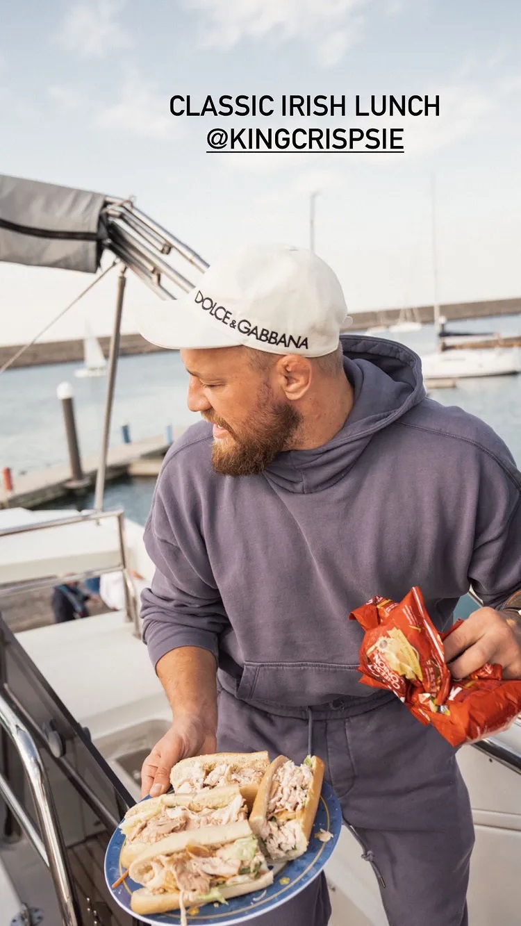 Conor McGregor enjoys a family-friendly boat trip, just days after UFC star was stopped by police in his Bentley