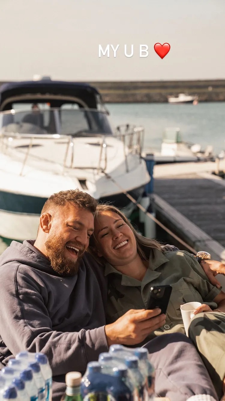 Conor McGregor enjoys a family-friendly boat trip, just days after UFC star was stopped by police in his Bentley