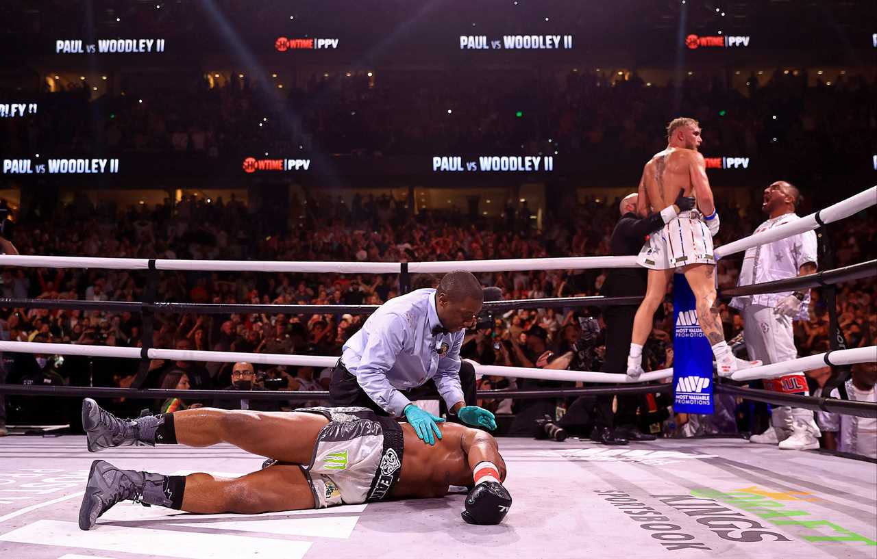 UFC star Colby Covington claimed that Tyron Woodley's MUM reacts to Jake Paul's knockout.