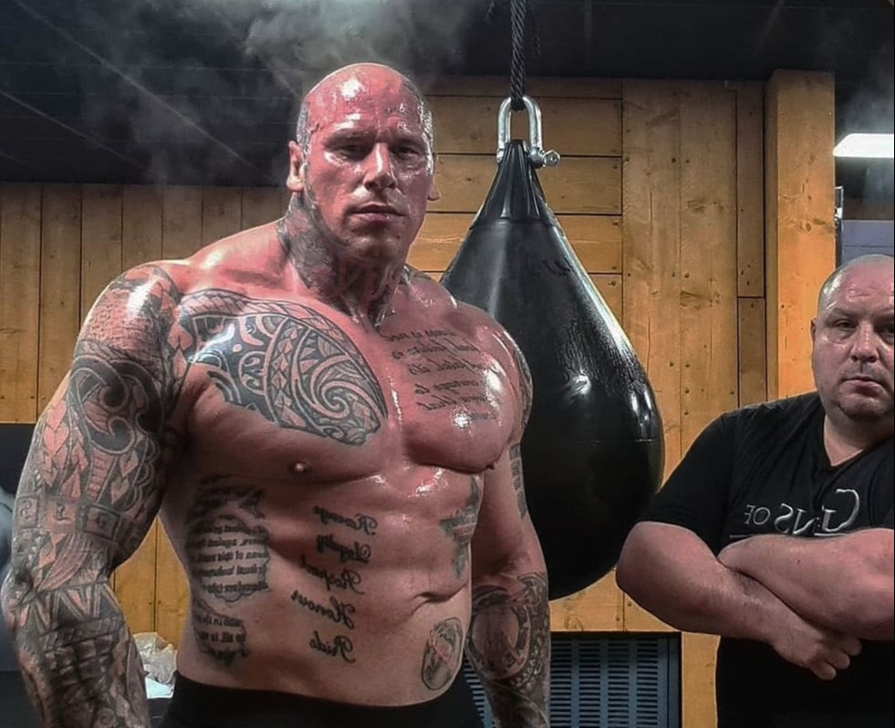 Iranian Hulk weeps live on TV after revealing that his parents disowned him following the Martyn Ford bust.