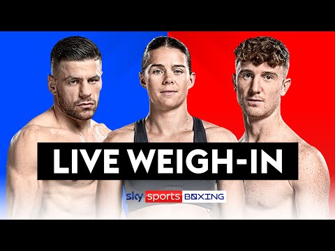 LIVE WEIGH IN! Savannah Marshall vs Femke Hermans and Florian Marku, vs Chris Jenkins