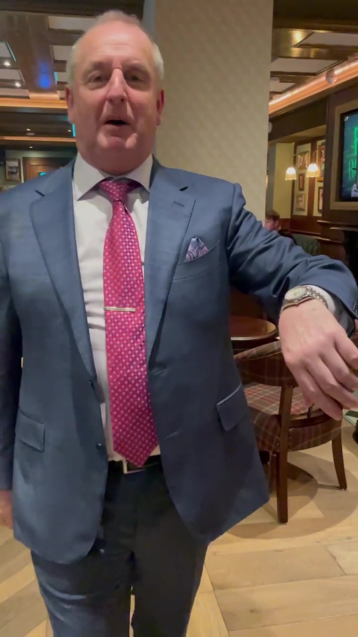 Conor McGregor presents his Black Forge Inn luxury ROLEX watch to Conor McGregor as the best boss in the world.