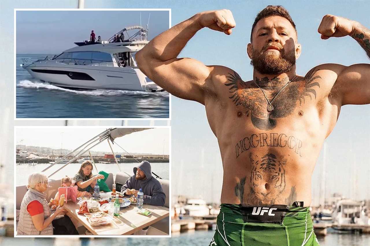 Conor McGregor presents his Black Forge Inn luxury ROLEX watch to Conor McGregor as the best boss in the world.