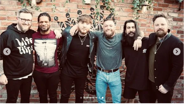 Arthur's band with McGregor