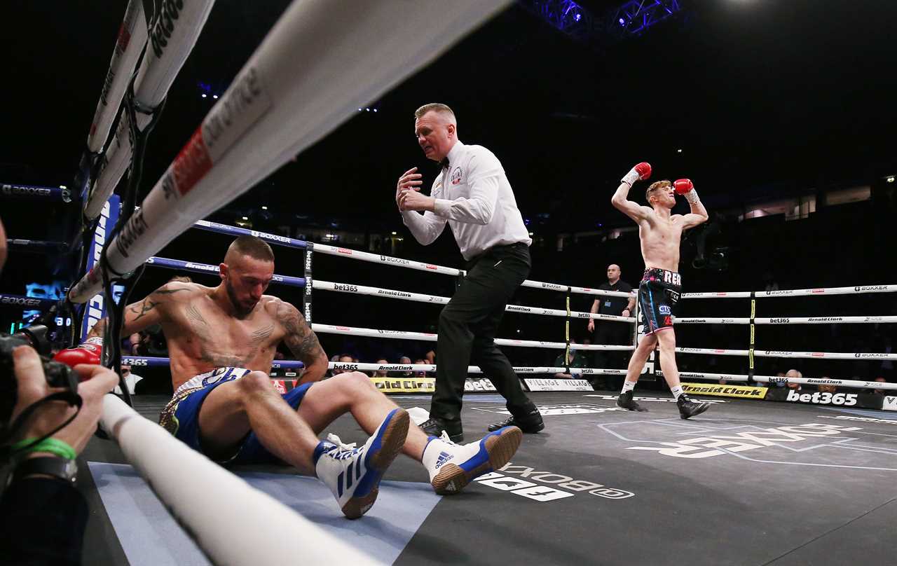 Brad Rea is a boxer who began training at his parents' gym. He was mentored and received a brutal KO at Amir Khan’s fight.