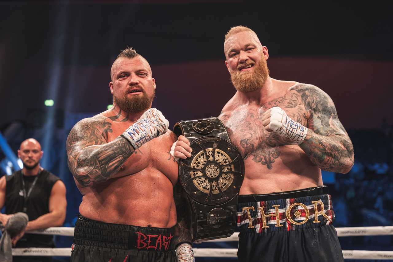 Eddie Hall to wait TWO YEARS for Hafthor Bjorsson's rematch, and only after the Brit rival gets tattooed after each bet
