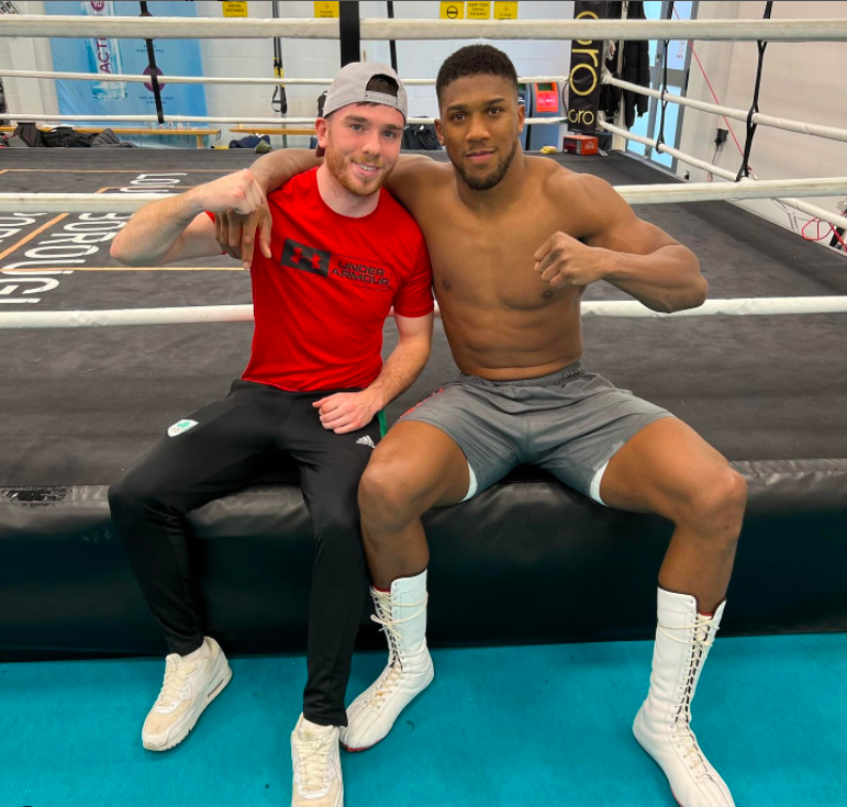 Prospect Kieran Mollyy tells Brit that Anthony Joshua is just like me and you - Anthony Joshua is a really normal guy.