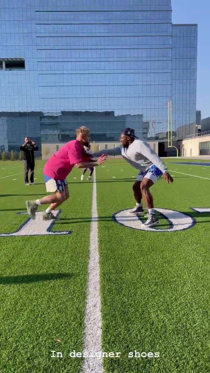Jake Paul trains with the Dallas Cowboys and plots a switch to NFL after he 'became the highest paid and undefeated fighter'