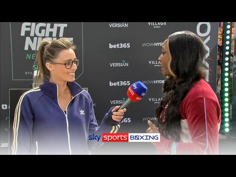 Claressa Shields is a fan of fighting in the UK