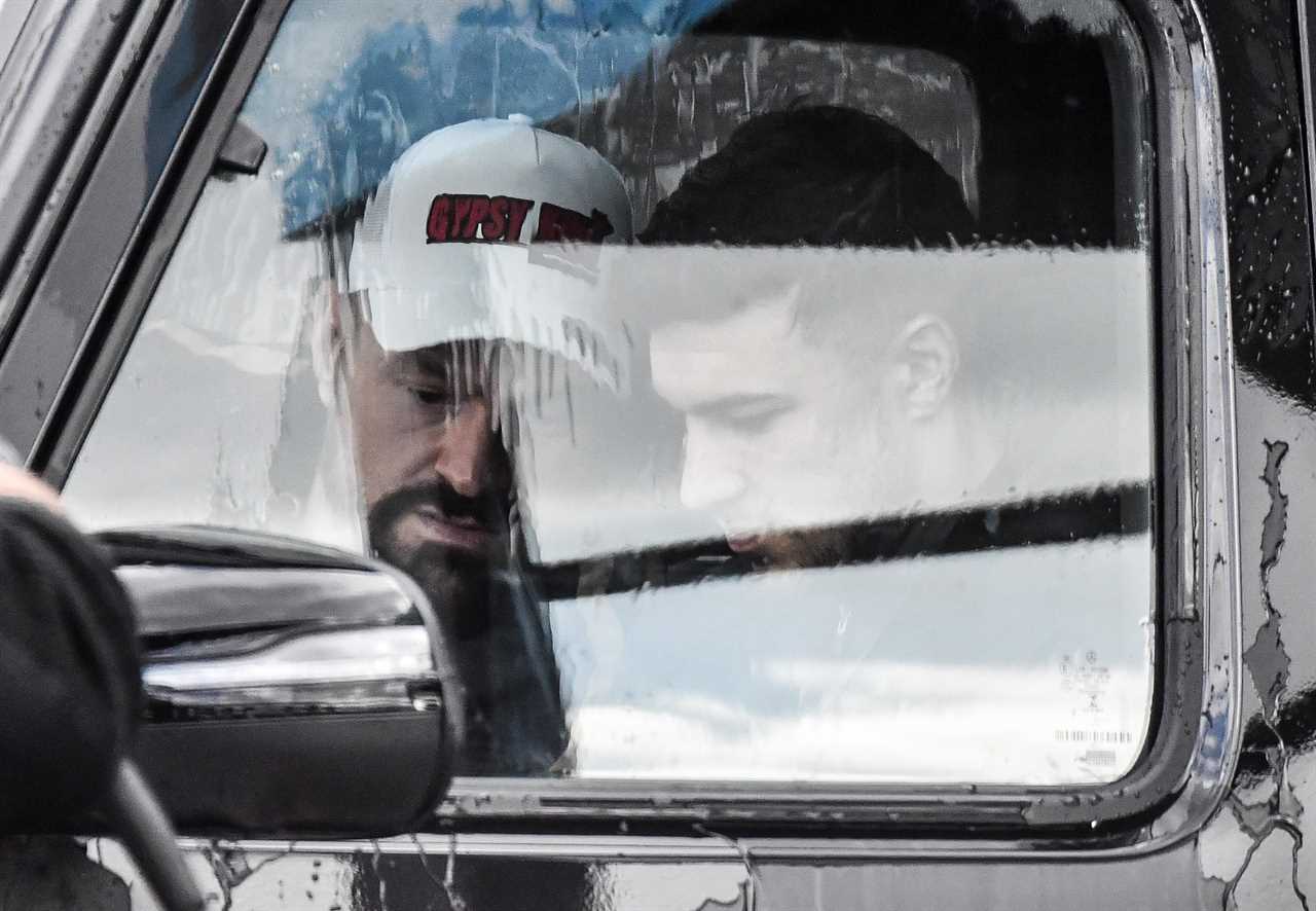 Tyson Fury, Tommy Fury, and Tommy Fury take a PS100k Mercedes G-Wagon from Dillian Whyte training camp to wash their cars.