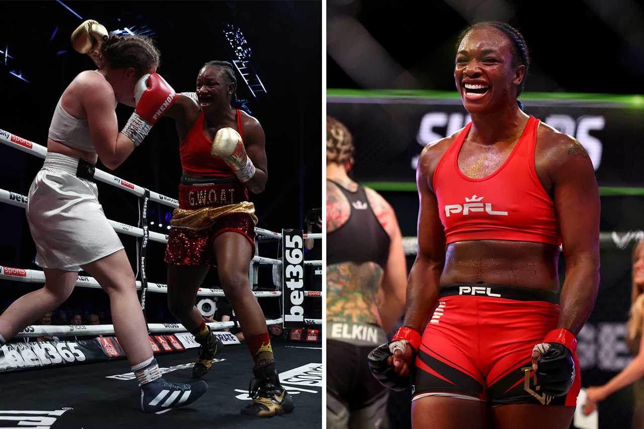 Savannah Marshall punches her opponent to win the undisputed title fight, sending a harsh message to Claressa Shields, her ringside rival.