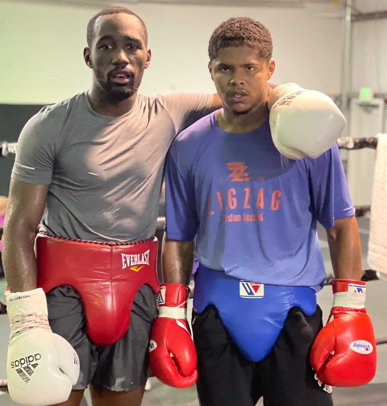 Terence Crawford knocking out HEAVYWEIGHTS in sparring despite three-and-a-half-stone difference, says Shakur Stevenson
