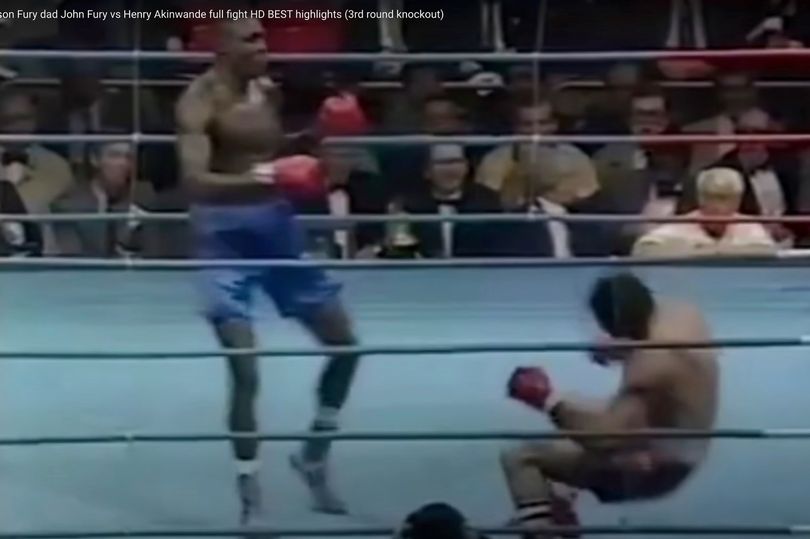 Watch John Fury get a brutal knockout by Henry Akinwande 1991, causing him to stop boxing for 4-YEARS