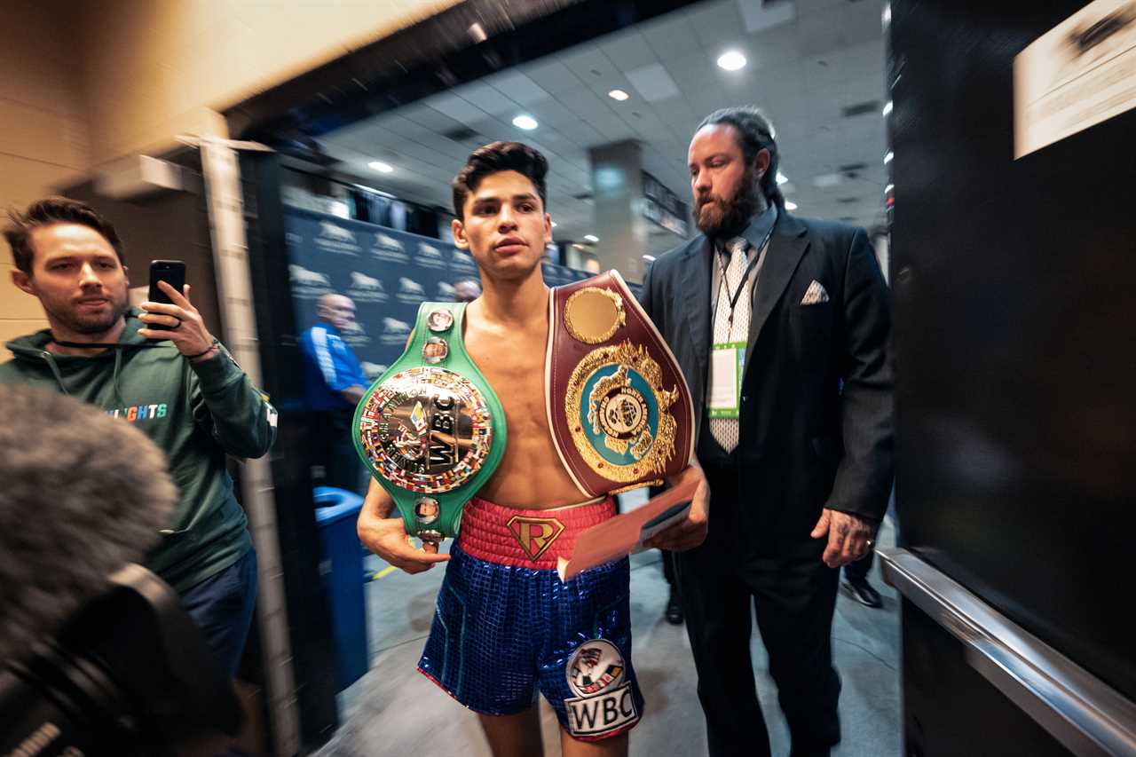 Ryan Garcia, unbeaten boxer, shows off his dramatic body transformations in his comeback fight