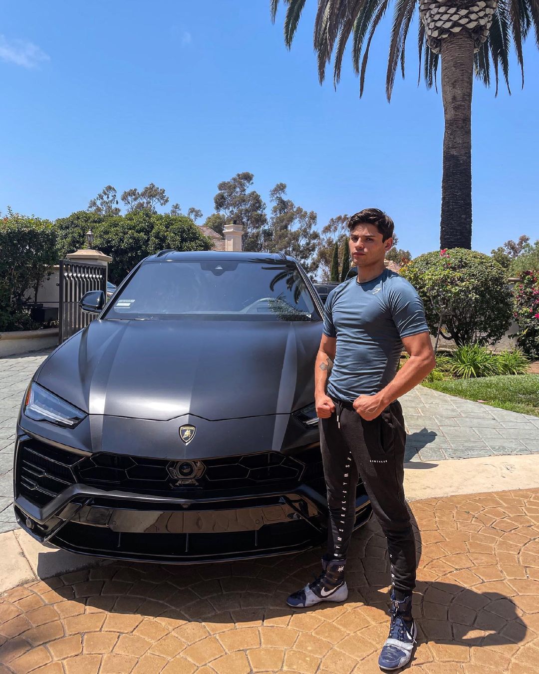 Ryan Garcia, unbeaten boxer, shows off his dramatic body transformations in his comeback fight