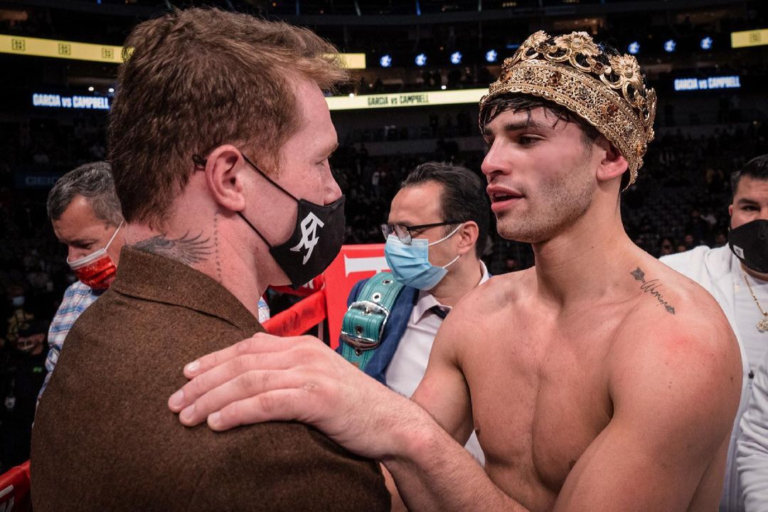 Ryan Garcia, unbeaten boxer, shows off his dramatic body transformations in his comeback fight