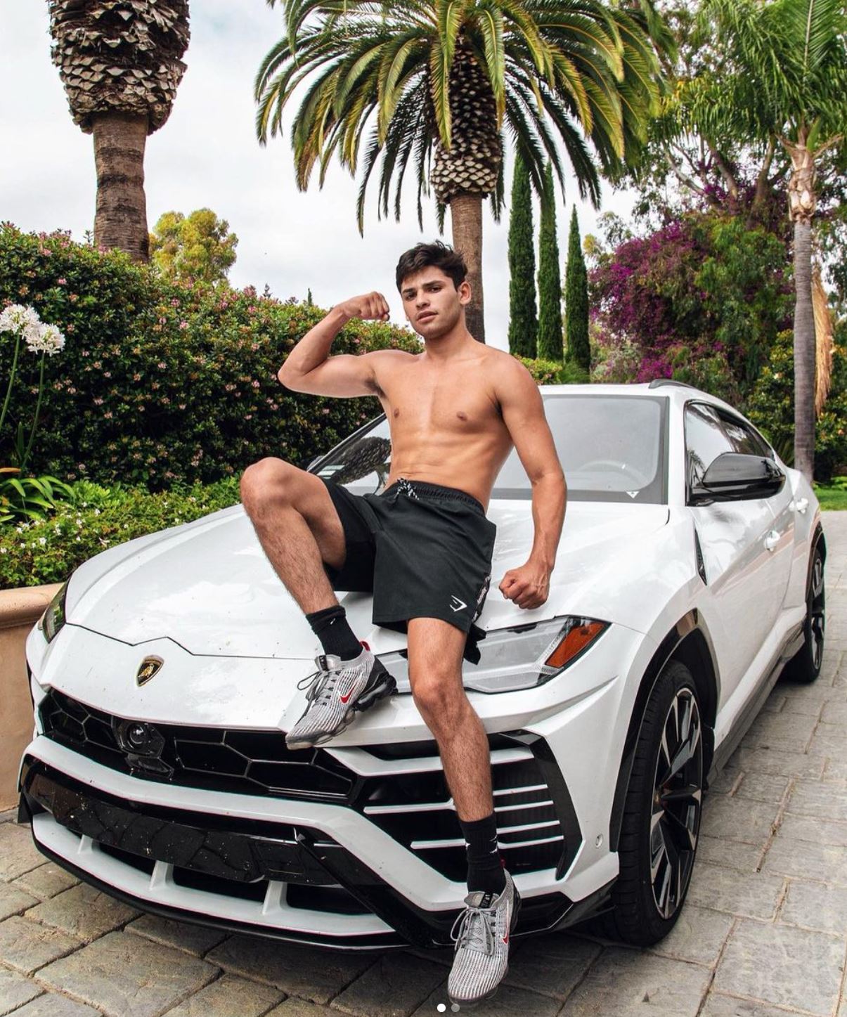 Ryan Garcia, unbeaten boxer, shows off his dramatic body transformations in his comeback fight
