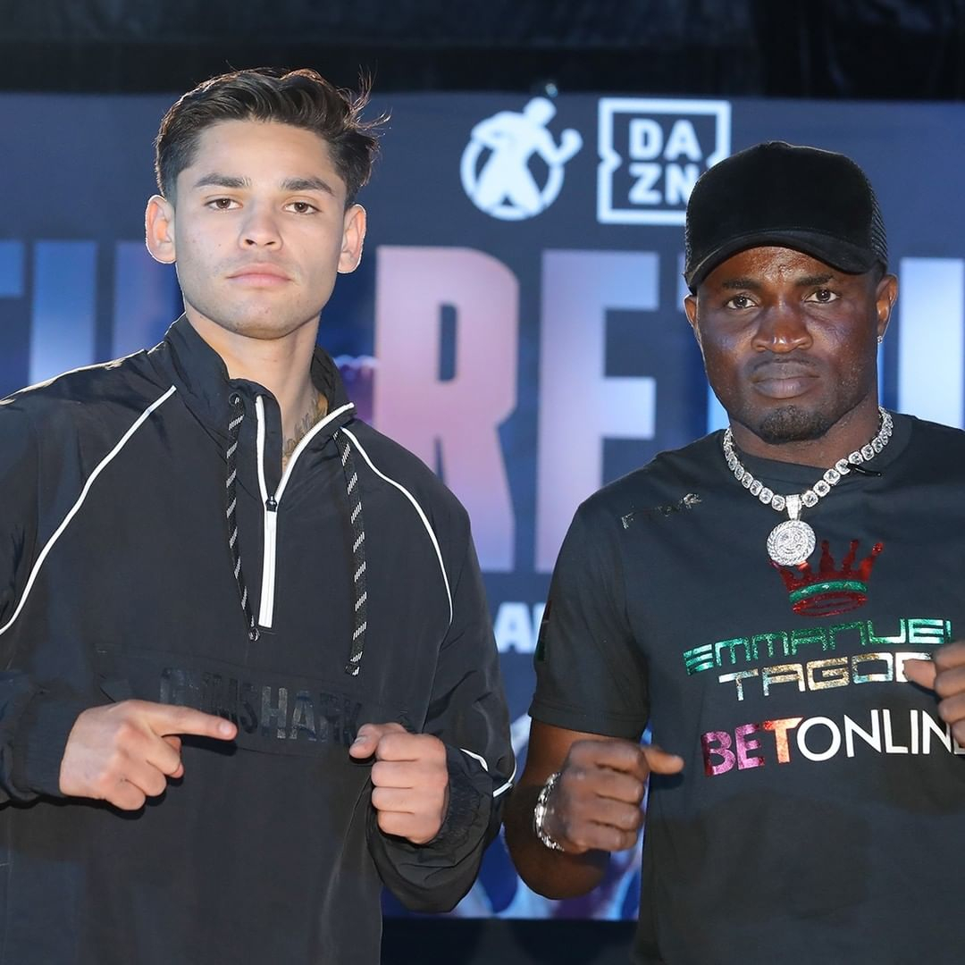 Ryan Garcia's opponent, Emmanuel Tagoe, went from losing his 16th fight with no boxing experience to a 32-fight winning streak