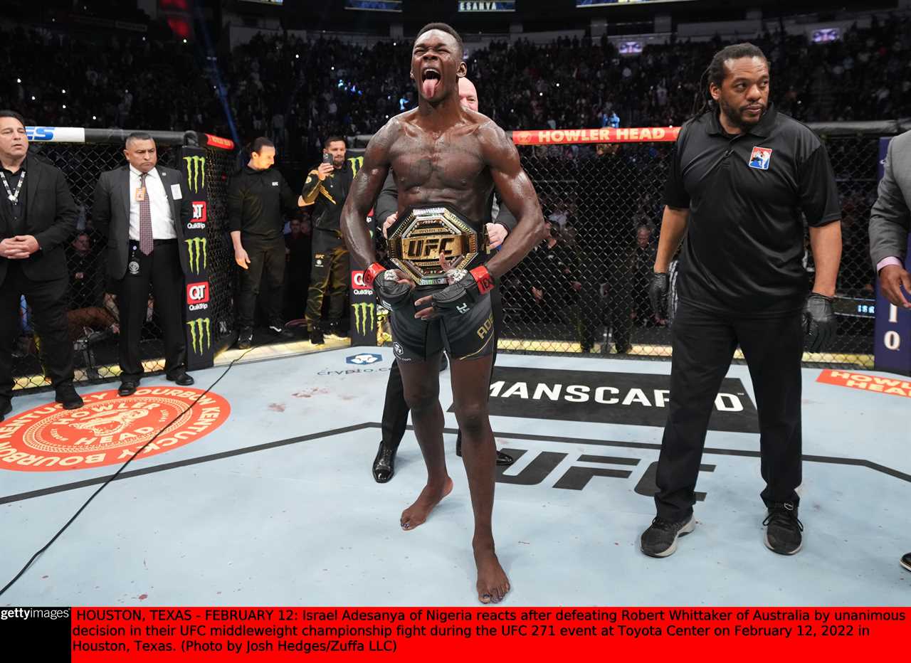 UFC star Israel Adesanya shows his jaw when he learnt his father's staggering net worth