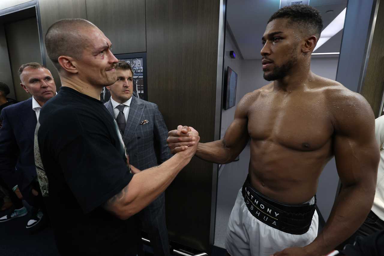 Oleksandr Usyk confirms that he has opened Anthony Joshua training camp before the June rematch after leaving war torn Ukraine