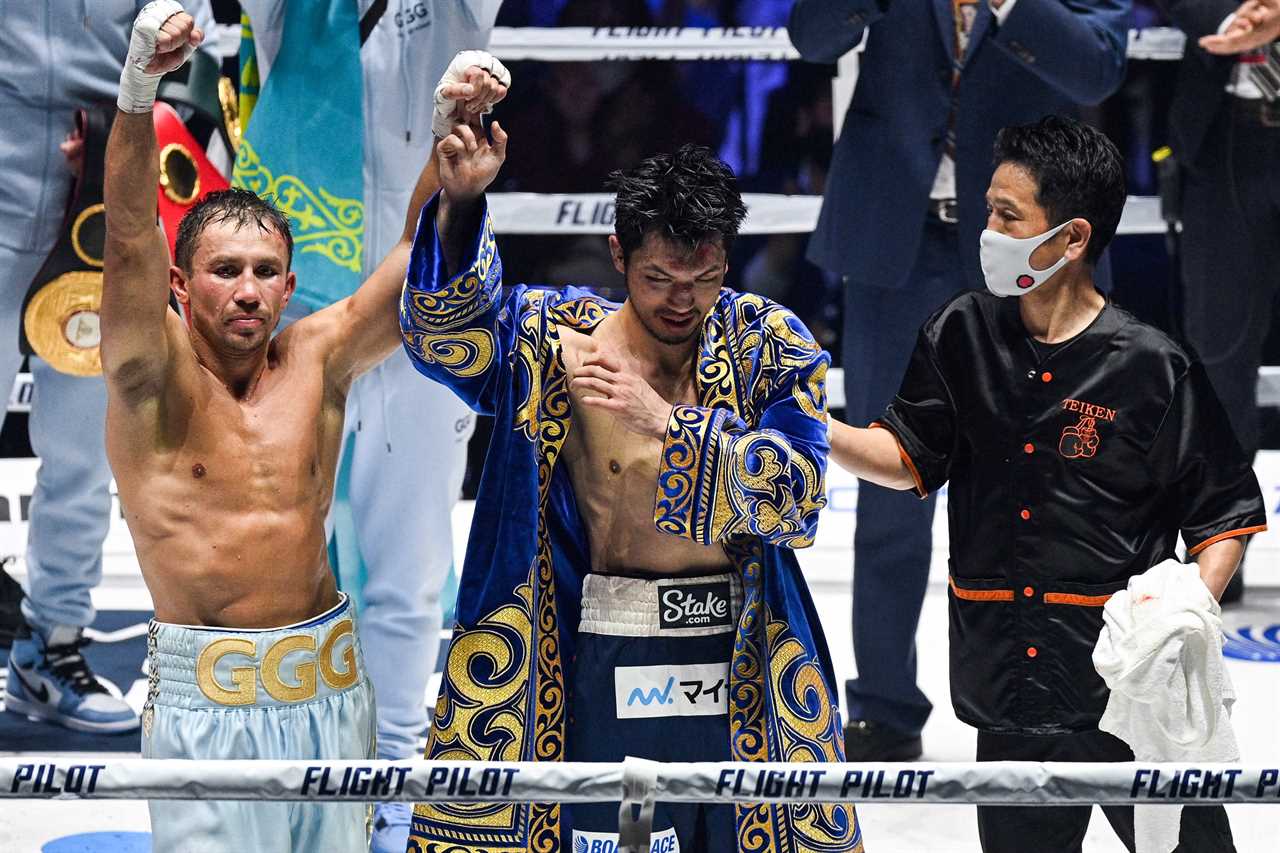 Gennady Golovkin secures ninth-round KO win against Ryota Murata to set up Canelo Alvarez trilogy