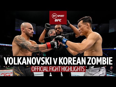 Incredible performance!  Alexander Volkanovski v Chan Sung Jung  UFC 273 Fight Highlights