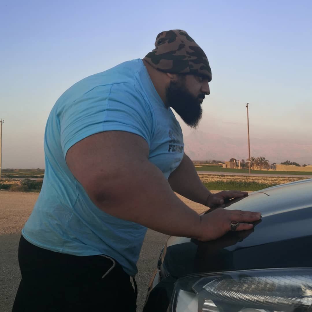 Throwback photos are not able to capture Iranian Hulk's incredible transformation into 380-pound strongman Sajad Gaharibi.
