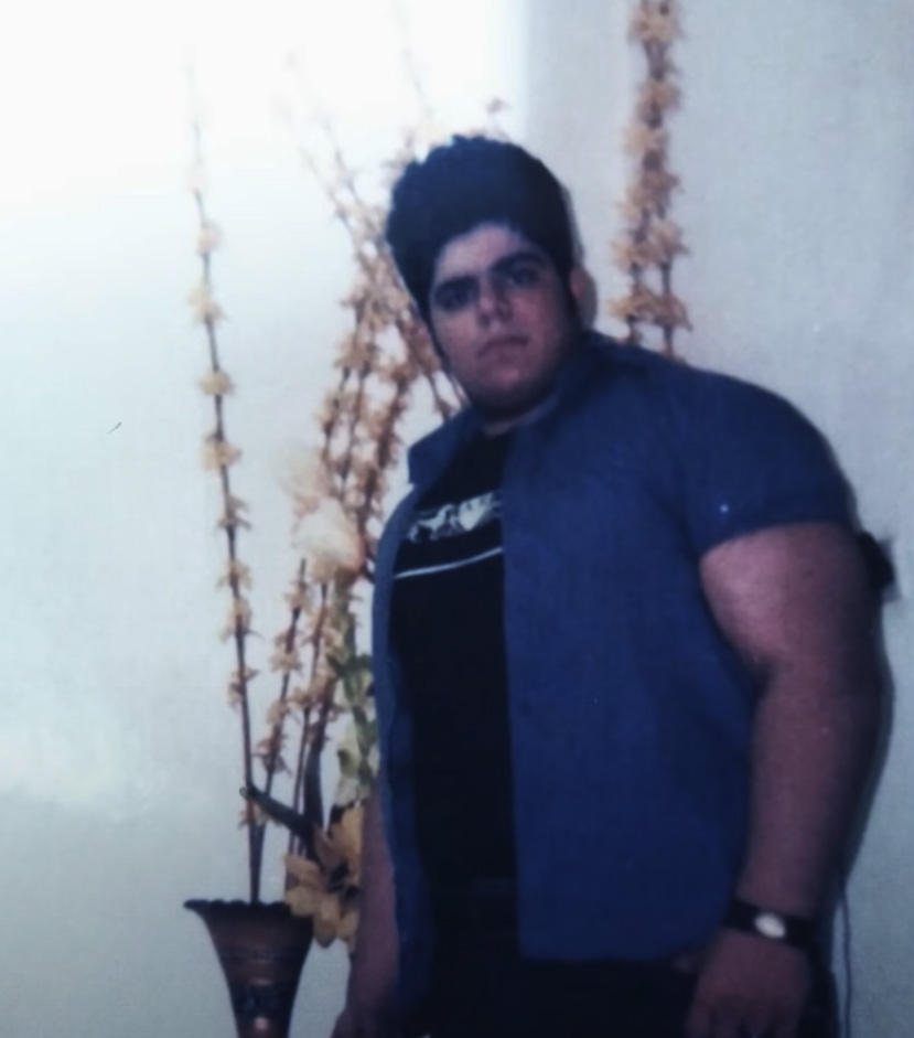 Throwback photos are not able to capture Iranian Hulk's incredible transformation into 380-pound strongman Sajad Gaharibi.